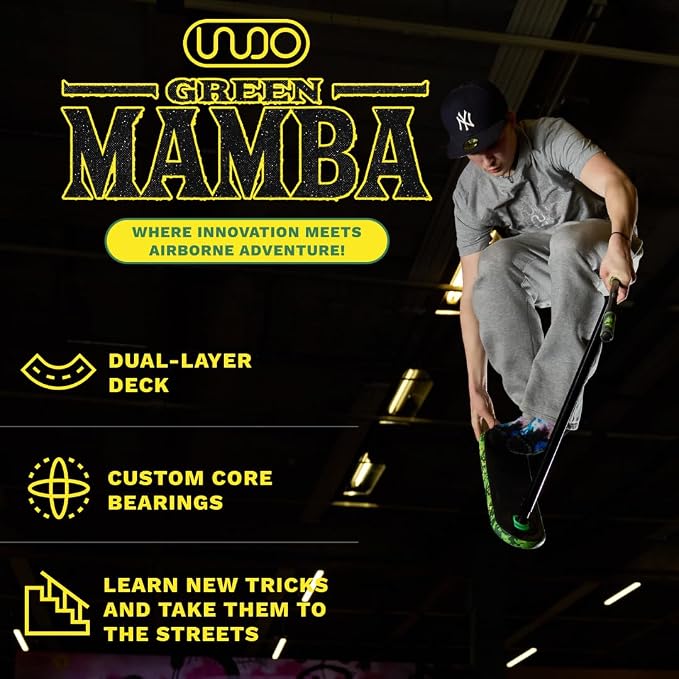 in Do the Trick - Trick Scooter for Teenagers & Adults - 12 Years - Trampoline Scooter Ideal for Trampoline Stunt Exercises, Professionals & Beginners - Indoor & Outdoor Freestyle