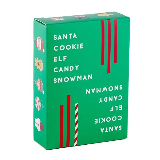 Santa Cookie Elf Candy Snowman Christmas Edition Holiday Card Game by Taco Cat Goat Cheese Pizza | Great for Stockings and White Elephant Gift | Fun for Kids, Teens, Adults, and Families | 2-8 Players