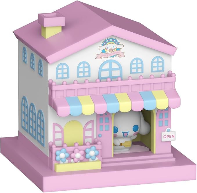 Funko Pop! Bitty Town: Sanrio - Chef Cinnamoroll™ with Café Cinnamoroll - Collectable Vinyl Figure - Gift Idea - Official Merchandise - Toys for Kids & Adults - Anime Fans