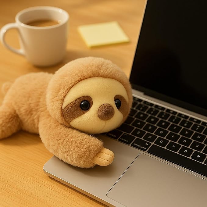 Adorable Sloth Stuffed Animal Soft Sloth Plush Toy Cute Birthday Gifts for Boys Girls Kids Toddlers