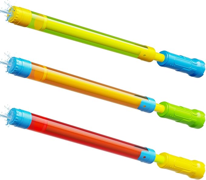 LQYoyz Water Gun 4th of July Idependence Day Super Water Soaker Blaster - 6 PCS Squirt Gun for Kids Water Game Fighting Toys for Summer Swimming Pool Beach Activity