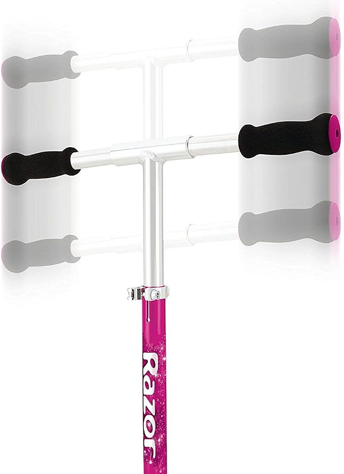 Razor A5 Lux Kick Scooter for Kids Ages 8+ - 8" Urethane Wheels, Anodized Finish Featuring Bold Colors and Graphics, for Riders up to 220 lbs