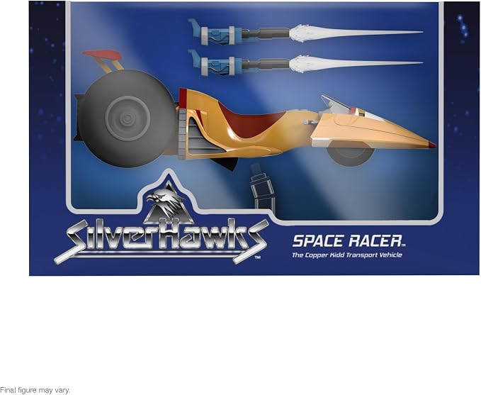 Super7 Ultimates SilverHawks Space Racer - 7" SilverHawks Action Figure with Accessories Classic Cartoon Collectibles and Retro Toys