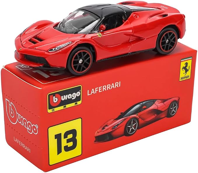 Bburago 1:64 Scale Ferrari Series Model Collection Race Diecast Metal Model Car (LAFERRARI)