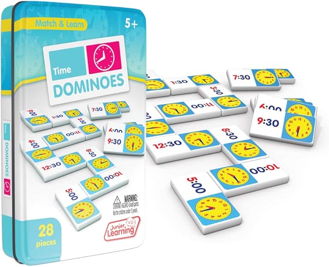 Junior Learning JL486 Time Dominoes Small