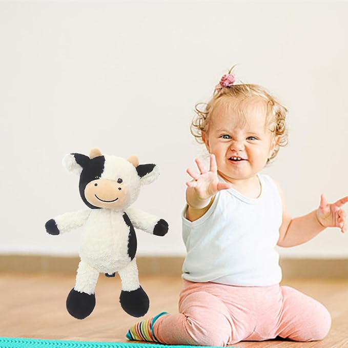 9" Cow Stuffed Animals Plush Doll Kids Boys Girls Animal