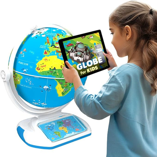 PlayShifu Orboot Earth Explorer – Interactive AR Globe for Kids Ages 4+ | 400+ Wonders, 1000+ Facts | Constellation Mode, Games & Magic Stylus | Educational STEM Toy for Future Scientists