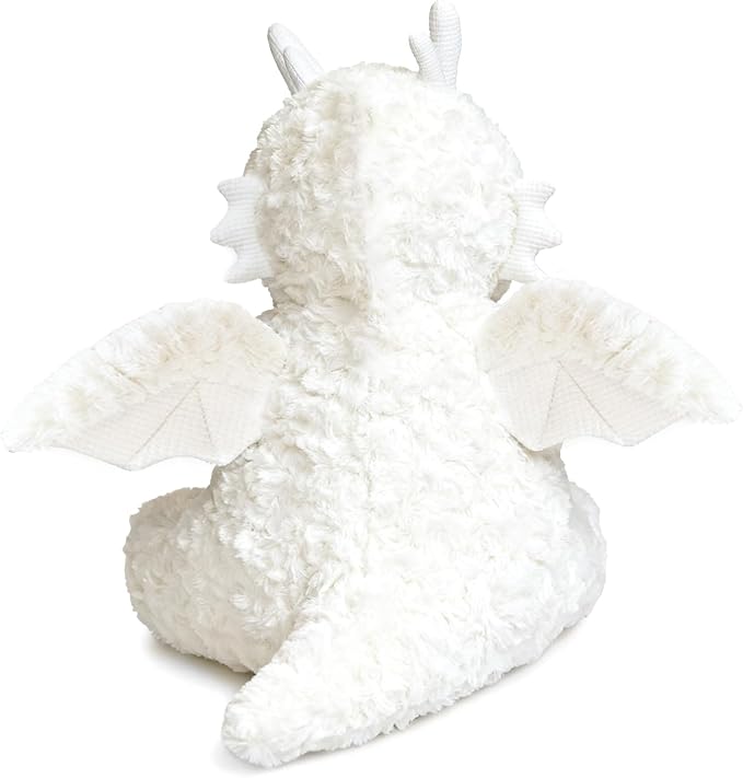 SUSULF Little Flying Dragon - Cute Stuffed Animal Plush Toy - Adorable Soft Dragons Toy Plushies and Gifts - Perfect Present for Kids (White,7.87in/20cm)