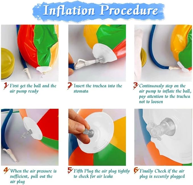 Beach Ball 12 Pack - 12'' Inflatable Beach Balls for Kids Bulk, Swimming Pool Toys Beach Toys for Summer Water Games, Hawaiian Tropical Theme Party Decorations Favors Supplies