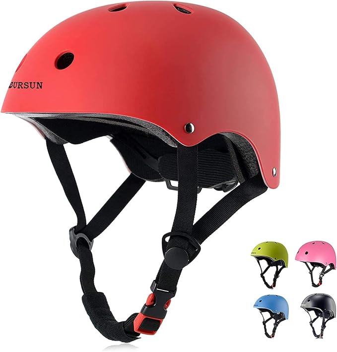 Kids Bike Helmet Ventilation & Adjustable Toddler Helmet for Ages 2-14 Kids Boys Girls Multi-Sport Helmet for Skateboard Roller Skateing Bicycle Scooter blance Bike