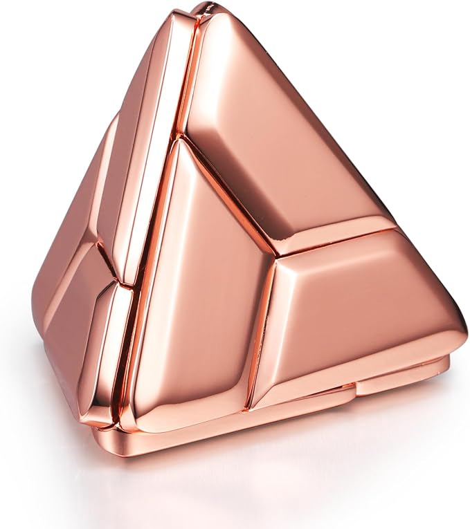 Metal Puzzle (Triangle Rose Gold)