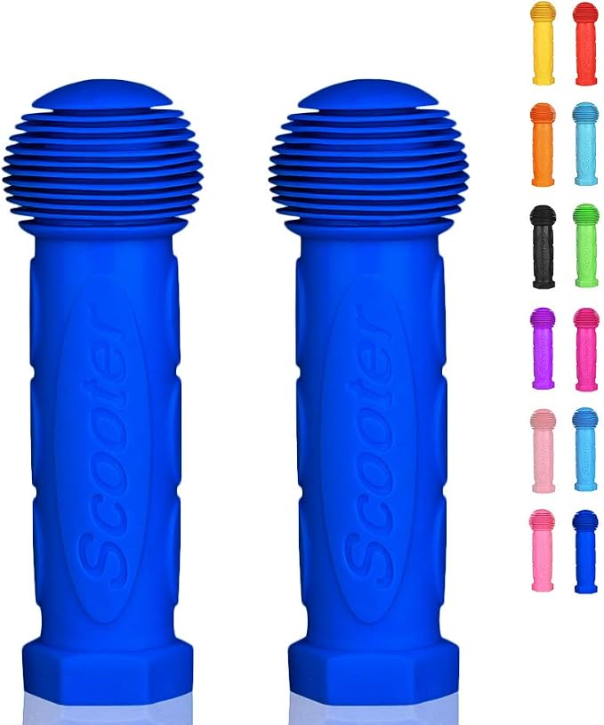 Scooter Grip Handlebar 1 Pair Bicycle Grip Fit for 2-3-4 Wheels Kid Kick Scooters,Children Bike,Rocking car,Drifting Scooter,Swing Scooter,Push Cart