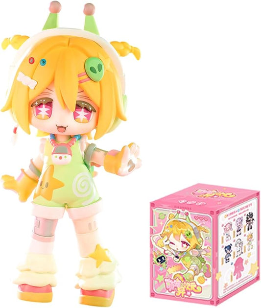 CALEMBOU Anime Blind Box Figure, Cute Pets Another Dimension Series Blind Box Chibi Figure for Desktop Ornament, Collectable PVC Toys for Birthday Gifts