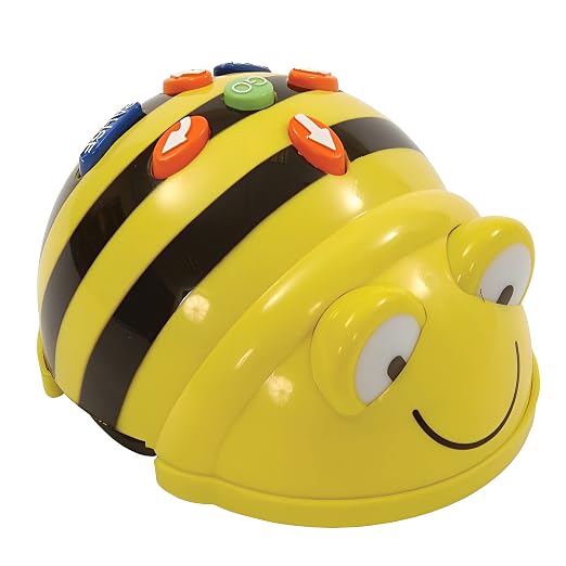 Basic Programming: See & Say Bee-Bot Floor Robotics - Coding & Directional Control for Beginner Learners (1-PCS)