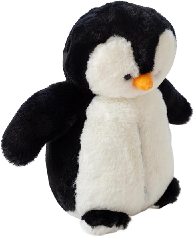 Penguin Sensory Weighted Vibrating Pillow, Pressure Activated for Kids Adults, 11x20, Pillow Animal, Calming Therapy for Focus and Balance, Weighted Stuffed Animals, Weighted Plush, Sensory