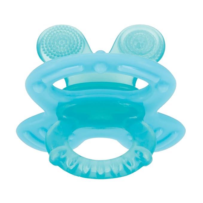Nuby Chewbies Multi-Textured Silicone Teether - 3+ Months - Baby Teething Toy
