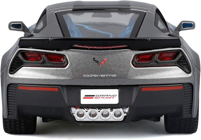 Maisto 1:24 Assembly Line 2017 Chevrolet Corvette Grand Sport - Grey