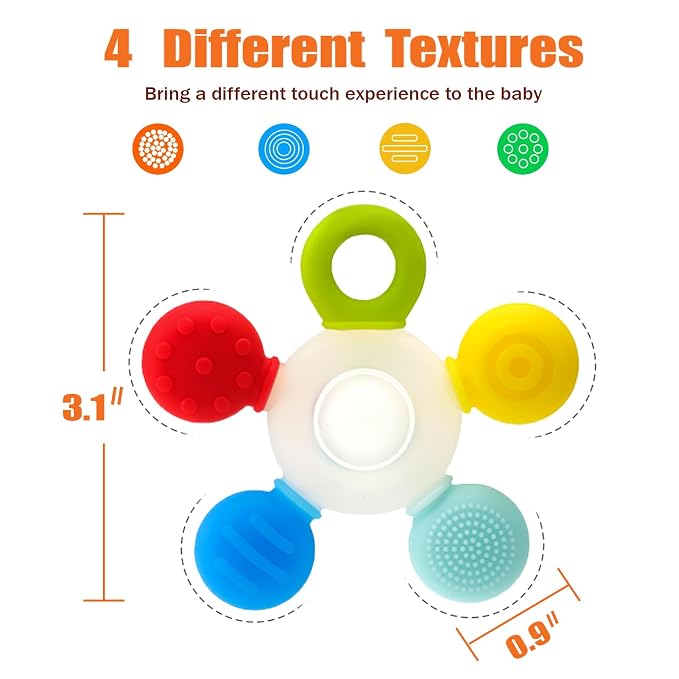 Chewy Necklace Sensory, Seeway Silicone Chew Necklace for Sensory Kids, Adjustable Length Autism Chew Toys for Anxiety ADHD SPD or Other Sensory Needs Boys and Girls 【2 Pack】
