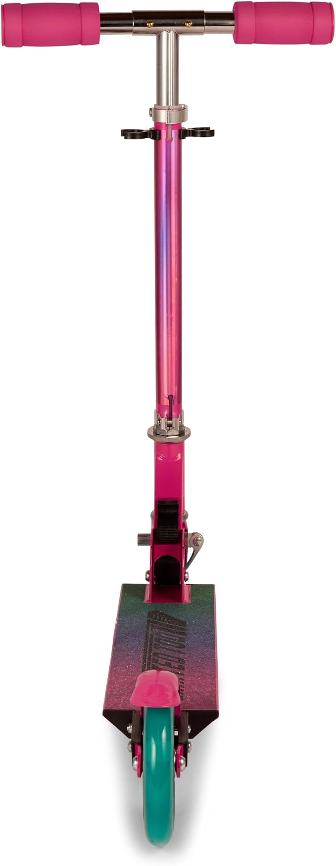 Limited Too Kick Scooter for Girls 5-12 Years, Light-Up Wheels, Glitter Deck, Adjustable Handlebar, Foldable 2-Wheel Kids Scooter, Holds up to 75 lb