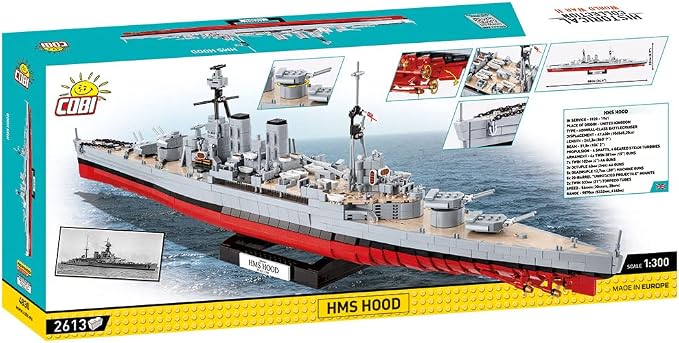 COBI Historical Collection: World War II Warships HMS HOOD