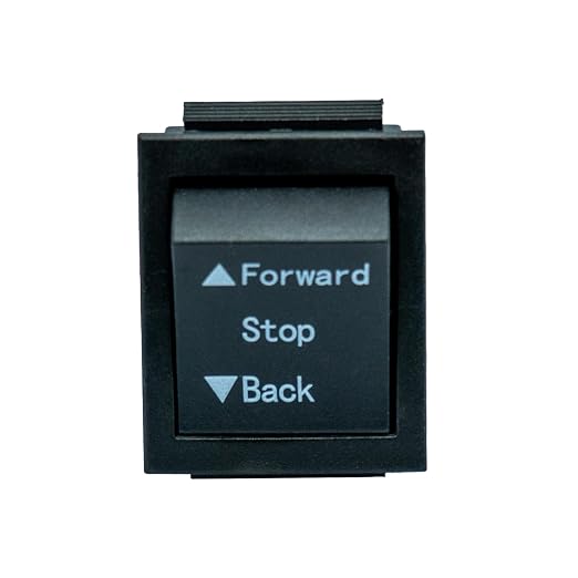 2 Pcs Universal 6V 12V 24V Forward Reverse Switch Compatible with Power Wheels Forward, Stop,Reverse Gear Forward Stop Backward Button Replacement Parts for Ride on Toys