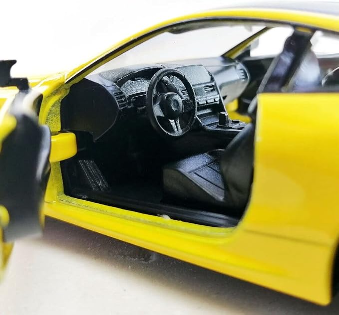 KiNSMART BMW M8 Competition 1:36 Scale 5" Die Cast Metal Model Toy Super Car w/Pullback Action (Yellow)