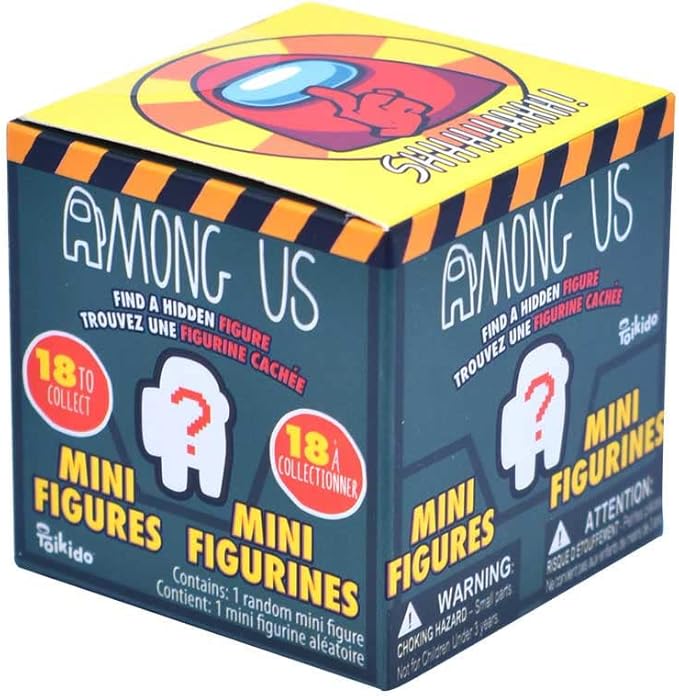 Just Toys – Among Us Mini Figures Blind Bag – 2 Inch Collectible Crewmate Figure, 18 to Collect
