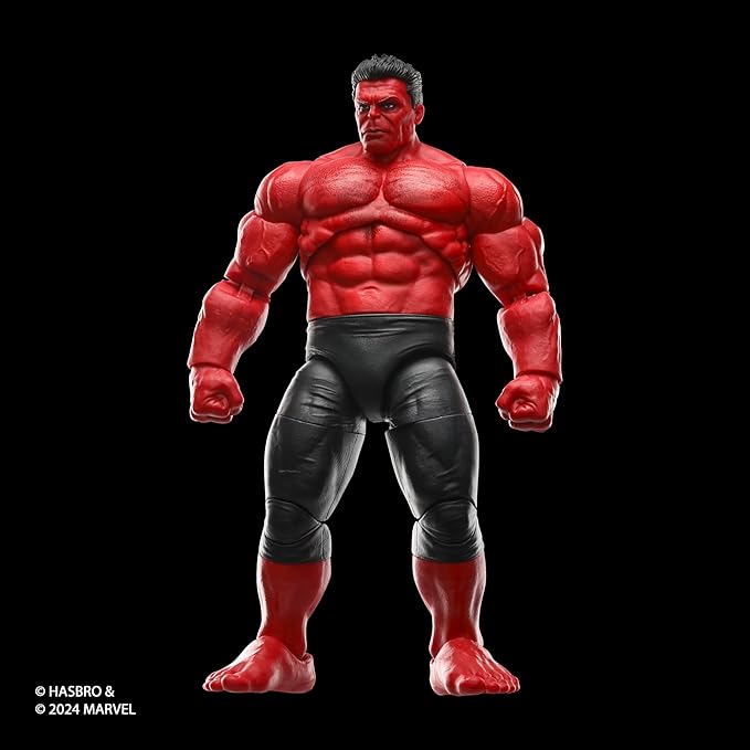 Marvel Legends Series Red Hulk, Captain America: Brave New World Collectible Deluxe 6 Inch Action Figure