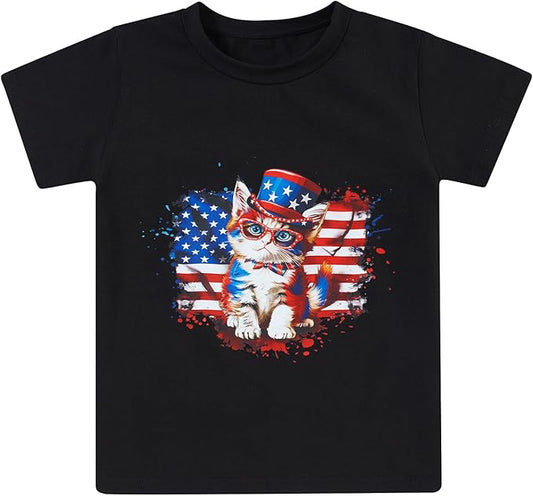 Lovekider Cotton Shirt for 3-6T Boys Truck Dinosaur Toddler Kids T-Shirt Short Sleeve Excavator Construction T-Rex Tee Shirts
