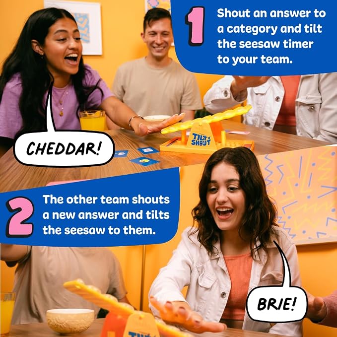 Big Potato Tilt 'n' Shout: A Speedy Family Board Game for Adults and Kids | Best New Board Games 2024