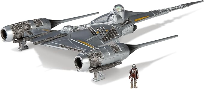 Star Wars™ Micro Galaxy Squadron The Mandalorian's N-1 Starfighter (Armada Edition) - 5-inch Vehicle with 1-Inch Micro Figure Accessory
