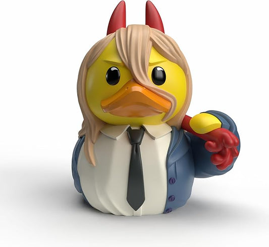 TUBBZ First Edition: Chainsaw Man - Power Cosplaying Rubber Duck Vinyl Figure – Official Collectible for Fans of Chainsaw Man