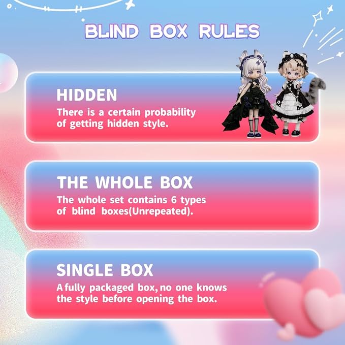 Minty The Fantasy Forest Series 1/12 BJD Doll OB11 Size Action Figures Collectable Anime Figures Dolls Mystery Box Gifts (Single Box)