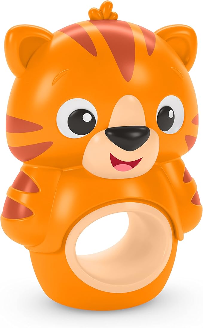 Baby Einstein Teethe & Wobble Tinker Tiger Teether Toy, BPA Free, for Cause and Effect Learning, Infants Ages 3 Months and Up
