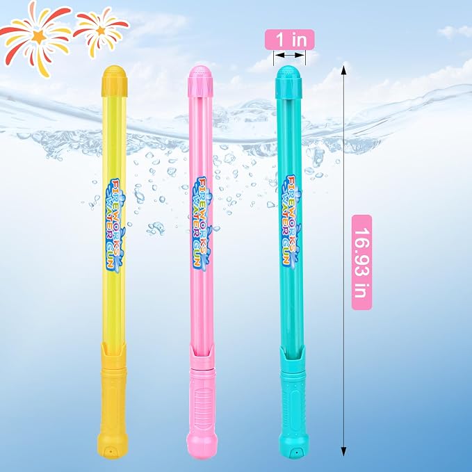 12Packs Creativity Fireworks Water Gun,Sprays Water in a Firework-Like Pattern, Squirt Gun for Kids, Bulk Samll Water Blaster Summer Pool, Backyard, Beach Water Game Outdoor Toys
