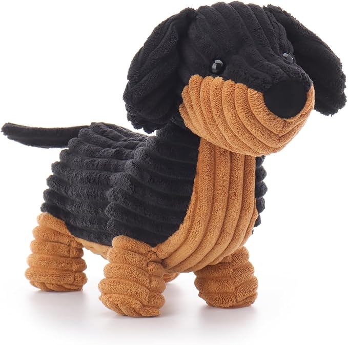 Apricot Lamb Dachshund Fulan Stuffed Animals for Kids, Soft Cute Plush Toys for Baby Girl and Boy, 13.5 Inches