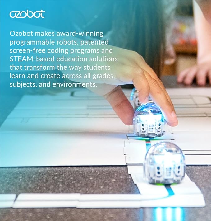 Ozobot Color Code Magnets Base Kit, Interactive Coding Learning Tool for Kids Ages 5+, Enhances Logic & Problem Solving Skills, Classroom Education, 36 Tiles, Evo Required Not Included