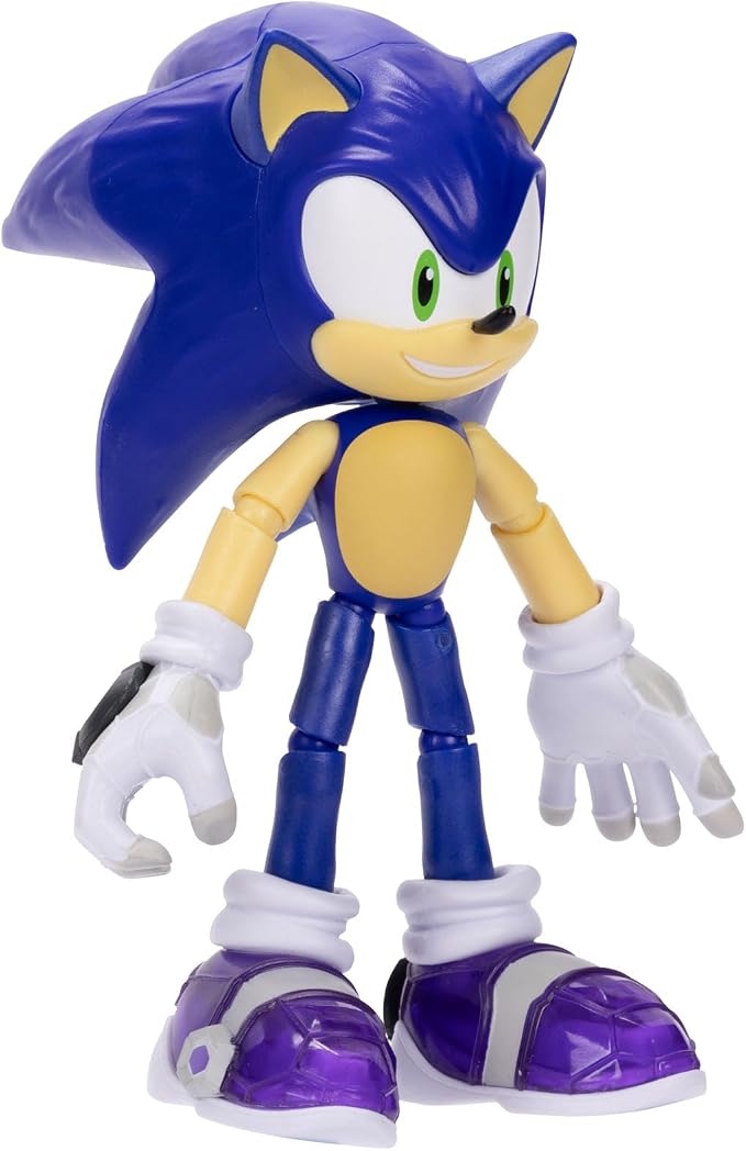 Sonic The Hedgehog Prime 5-inch Sonic The Hedgehog - The Grim Action Figure 13 points of Articulations. Ages 3+ (Officially licensed by Sega and Netflix)