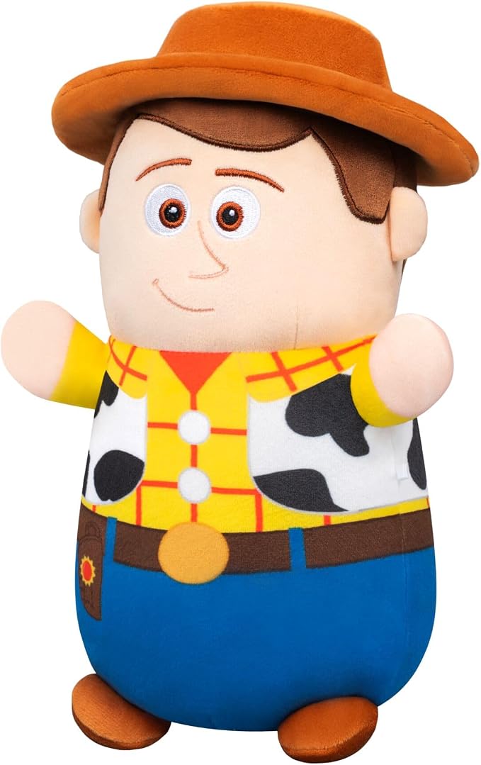 Squishmallows Original Disney Pixar 10in Woody “Toy Story 5” HugMees – Ultrasoft Official Jazwares Plush (Medium-Sized)