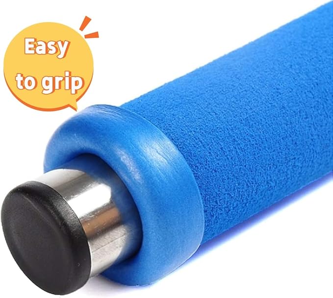 Kikeep Track and Field Relay Batons Sticks Assorted Color Relay Running Race Batons Sticks Foam Relay Running Baton 5 Pack Track & Field Sticks