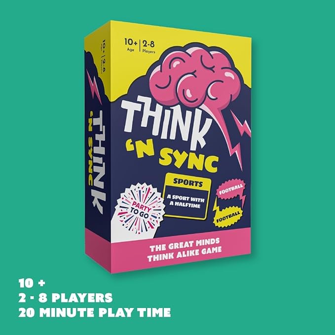Gamewright - Think 'N Sync - Fast-Paced Party Card Game for Families & Friends