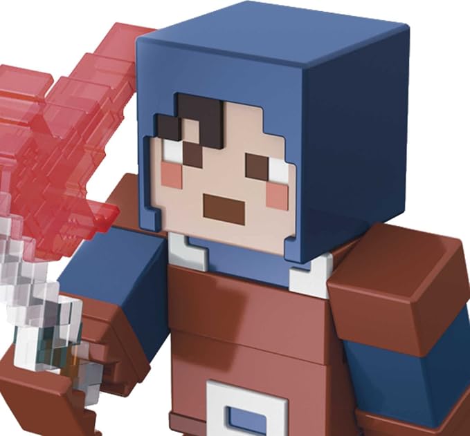 Mattel Minecraft Dungeons 3.25-in Collectible Hex Battle Figure and Accessories, Based on Video Game, Imaginative Story Play Gift for Boys and Girls Age 6 and Older