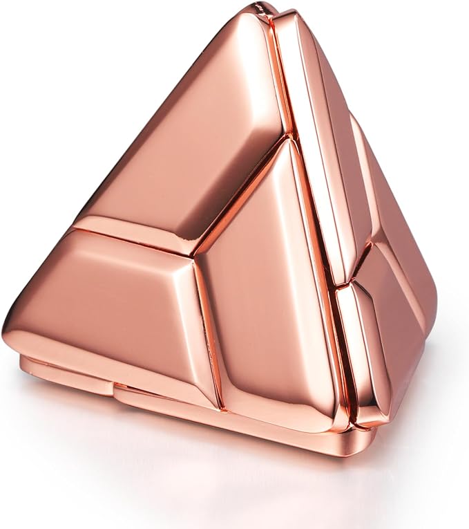 Metal Puzzle (Triangle Rose Gold)