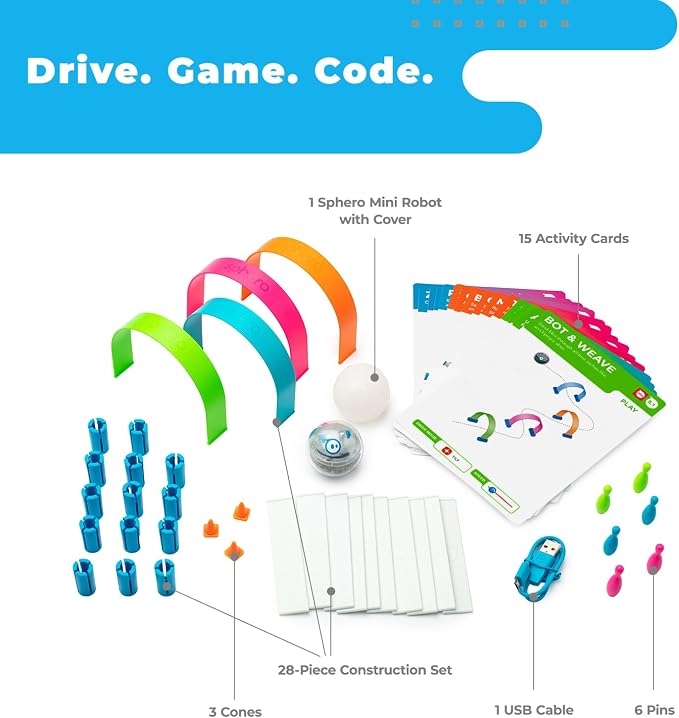 Sphero Mini Activity Kit | App-Enabled, Coding Robot, Education Kit