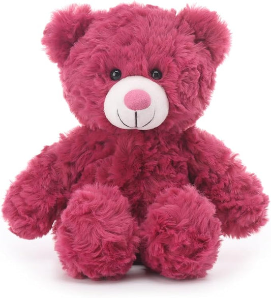 Apricot Lamb Berry Red Flower Bear Stuffed Animals for Kids, Soft Cute Plush Toys for Baby Girl and Boy, 8 Inches