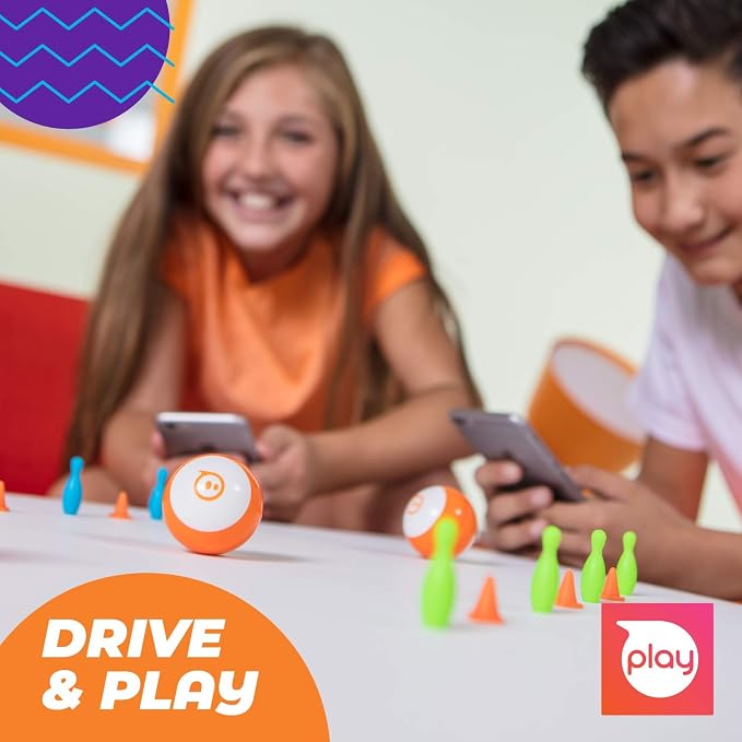 Sphero Mini (Blue) - Coding Robot Ball - Educational Coding and Gaming for Kids and Teens - Bluetooth Connectivity - Interactive and Fun Learning Experience for Ages 8+ | Educational Coding and Gaming, Bluetooth Connectivity, Interactive and Fun Learni...
