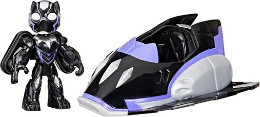 Marvel Iron Man and his Awesome Friends Black Panther Plane Action Figure & Toy Vehicle, 3-Inch (7.6 CM) Super Hero Toys for Kids, Ages 3+