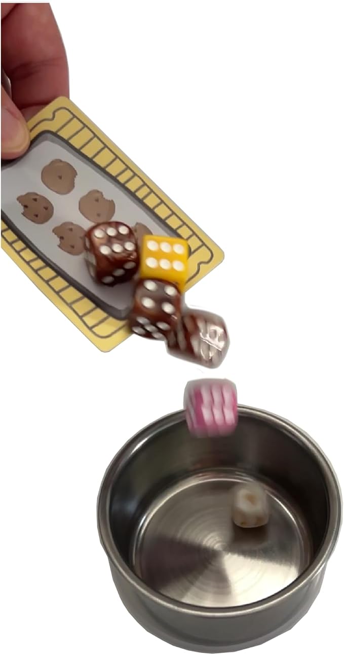 Lethal Chicken Games Dice Batter – Fun Dice Game for Kids and Families | Fast-Paced for 2-4 Players | Party Classroom or Travel Game for Ages 8-12 & Parents| Food-Themed Board Game