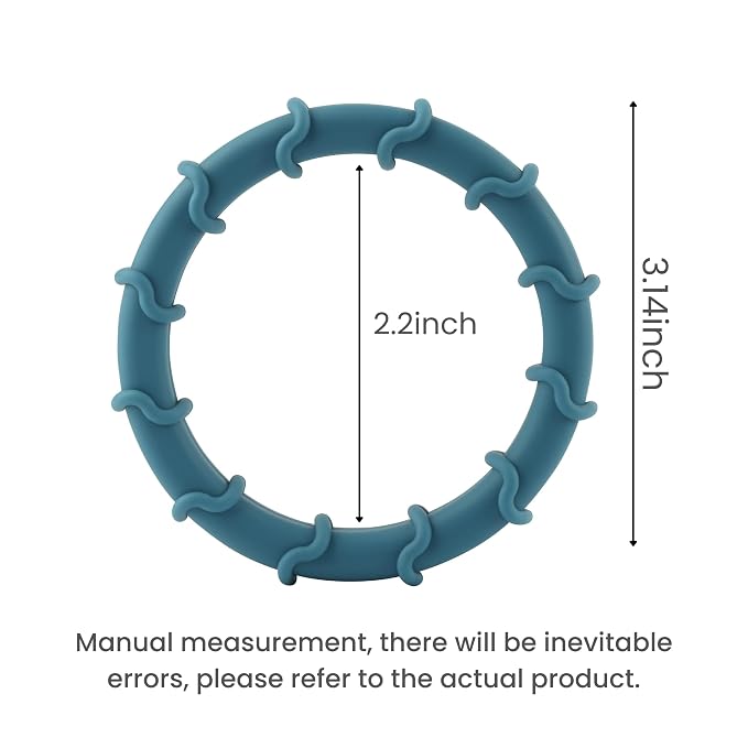 Sensory Chew Ring Toys for Autistic Chewers, Oral Motor Chewable Bracelets for ADHD, SPD, Oral Motor Stimulation or Special Needs