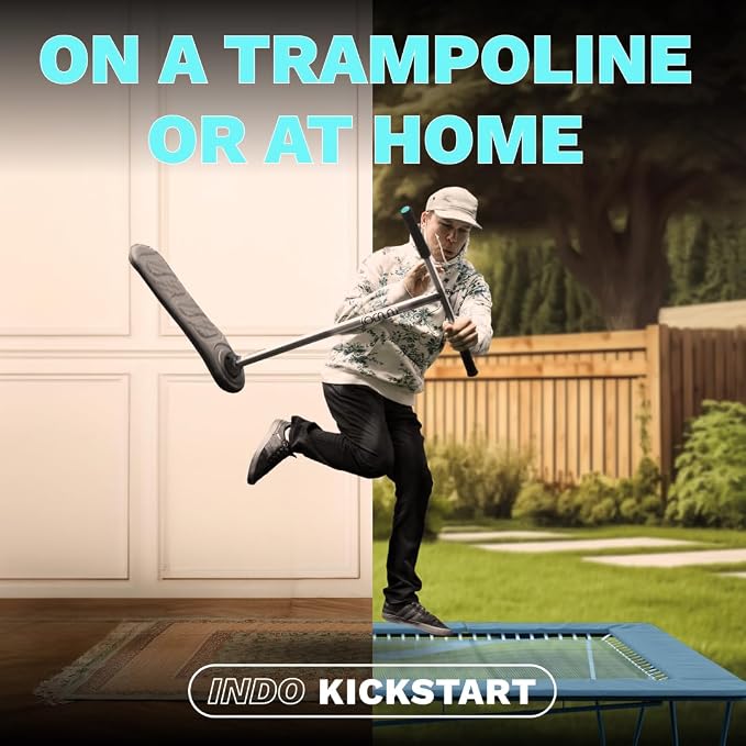 in Do the Trick - Trick Scooter for Teenagers & Adults - 6-15 Years - Trampoline Scooter Ideal for Trampoline Stunt Exercises, Professionals & Beginners - Indoor & Outdoor Freestyle